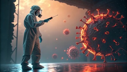 Medical science advancement in immunization and infection control across nations.