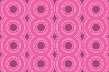 seamless pattern with pink circles