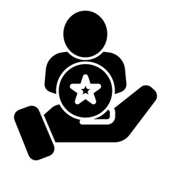 Dignity Icon Glyph Style for Credibility Pack Icon Themes