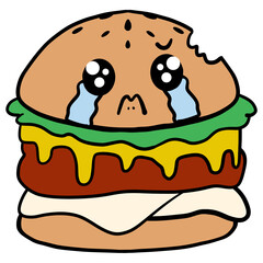 fast food illustration