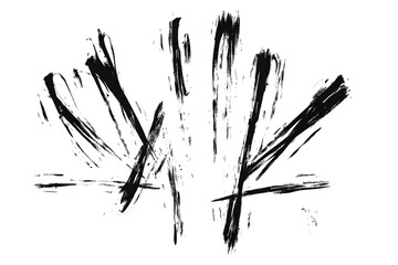 Abstract Black and White Background Design with Geometric Elements