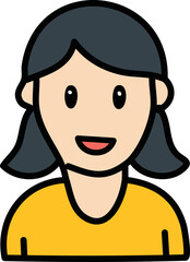 girl in a pink shirt