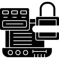 Password Icon Vector Element