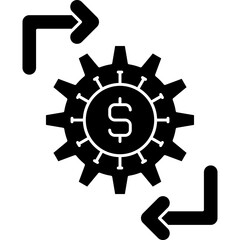 Cash Flow Icon Vector Element
