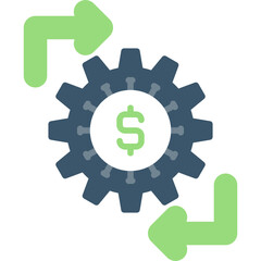 Cash Flow Icon Vector Element