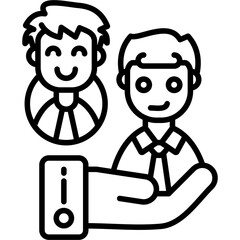 Cooperative Icon Vector Element