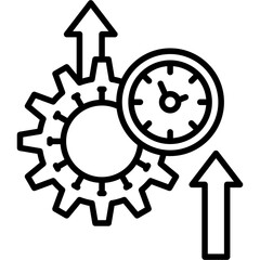 Productivity Icon Vector Element