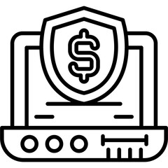 Money Protect Icon Vector Element
