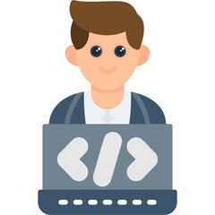 Developer Icon Vector Element