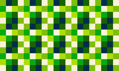 green and blue chess board pattern as seamless repeat style, replete image design for fabric printing
