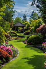 Rejuvenation Through Nature: Tranquil Residential Garden Landscaped in XJ Style