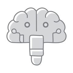  Robotic brain implant vector eps