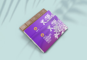 Glossy Chocolate Bar Mockup