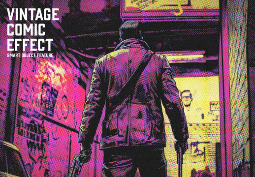 Vintage Comic Effect