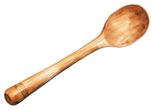 PNG A wooden spatular spoon white background silverware.