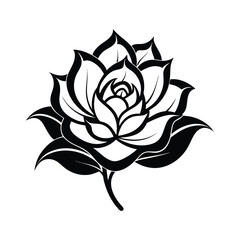 vector illustration of a rose