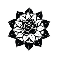 vector illustration of a flower