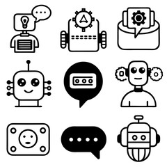 AI Chatbot Icons