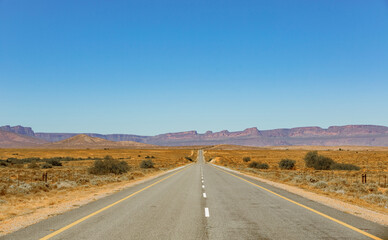 Arid landscape in the Namaqualand region of South Africa