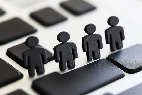 HCM Human Capital Management Keyboard Concept for Education and Performance