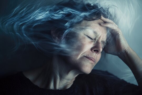 Hyperacusis | Mature Woman Experiencing Sleeping Problems Due to Sound Sensitivity