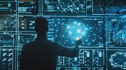 Business professionals reviewing machine learning insights for strategy.