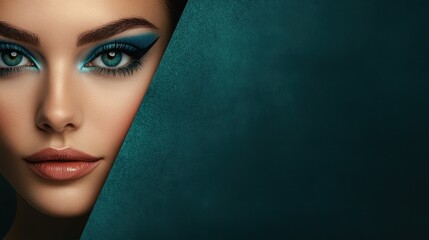 Bold beauty with striking makeup