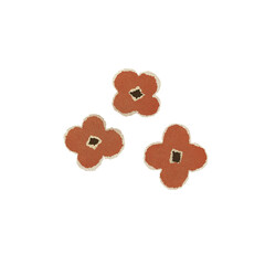 Papercraft poppy flower, Remembrance Day illustration