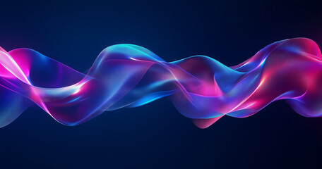 Abstract futuristic - technology with polygonal shapes on dark blue background. Design digital technology concept. 3d illustration.