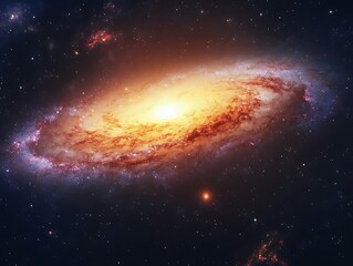 Fototapeta premium Spiral Galaxy in Deep Space. (5)