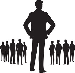 Motivational leader illustration