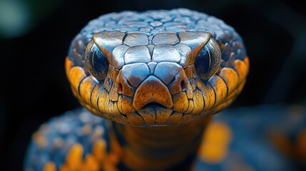Closeup Snake Reptile Wildlife Photography