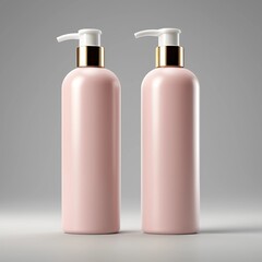 Cosmetic Bottle Mock up of plastic