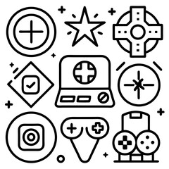 Gaming UI Icons Set