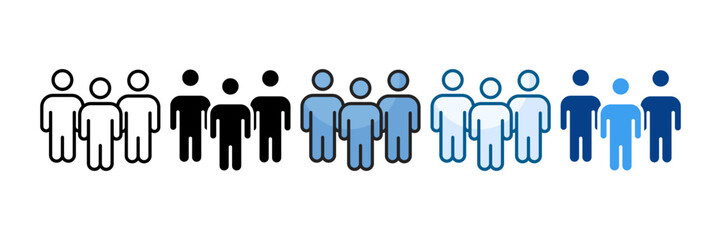 Leadership Icon Set Multiple Style Collection