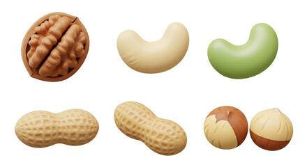 Isolated Variety of Nuts