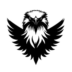 Obraz premium Illustration of a bald eagle with a transparent background.