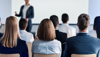 Obraz premium Rede, audience of adults, Vortrag, Präsentation