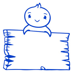 Bird Sitting On Wooden Sign Text Sign Frame Cute Design Lover Art Vector Illustration Card T-Shirt Poster Sticker Graphic Print Decorative Drawing Isolated Logo Decoration Symbol Creative Cool Style
