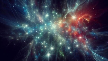 Fototapeta premium Ethereal Stars Abstract stars that seem to float in the sky