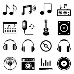Music & Audio Icons Set