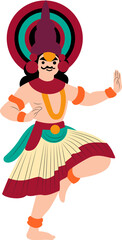 man dance Theyyam Kerala