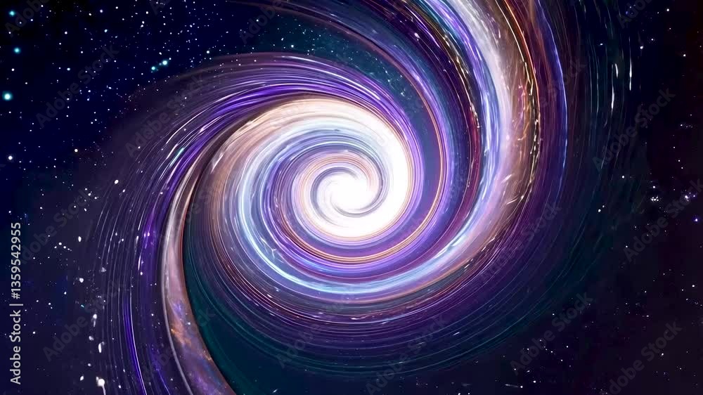 Canvas Prints captivating spiral galaxy view captured from deep space