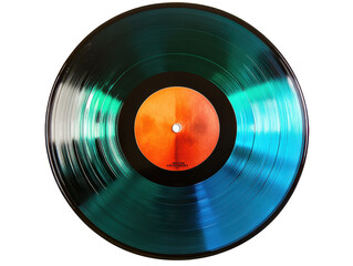 Isolated Vinyl Record Dark