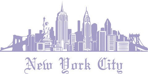 New York NYC city downtown basketball athletics cityscape cities usa trendy tee t-shirt Graphic Vector Logo T-shirt Design emblem crest Fashion Brooklyn Manhattan America silhouette outline sport 