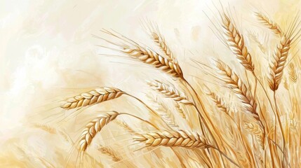 Soft pastel background enhances the serene atmosphere.