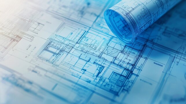 Detailed construction documents representing growth in urban infrastructure.
