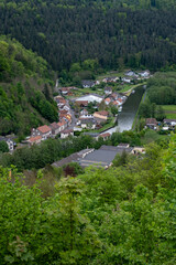 Village de Lutzelbourg (Lorraine, France)