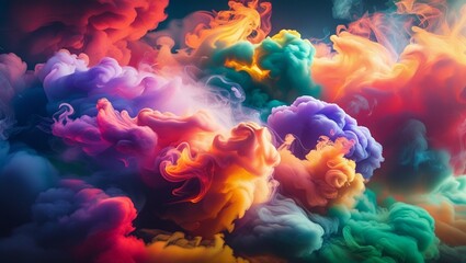 Obraz premium fire and smoke