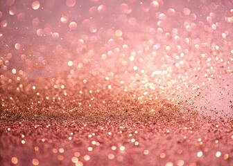 Pink Glitter Background, Golden Sparkle Texture, Minimalist Photography, Abstract Shiny Wallpaper